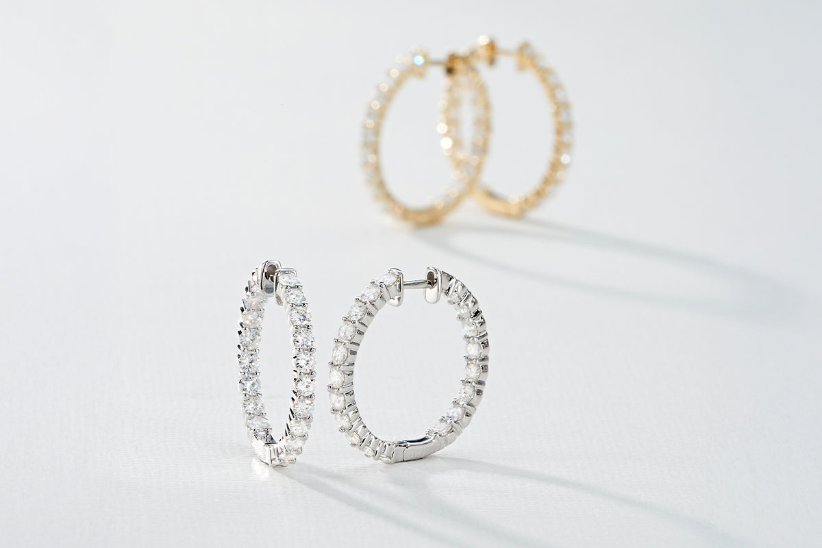 Making The Most of Moissanite Hoop Earrings